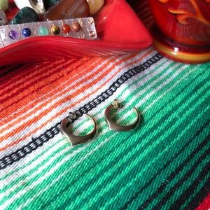 Gold Toned Hoop Earrings